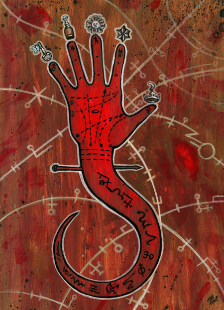 Red Right Hand detail